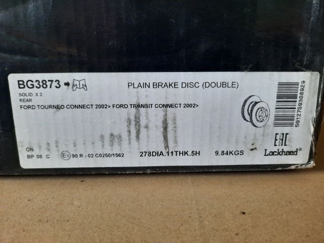 bontott FORD TRANSIT CONNECT Hátsó Pár Féktárcsa