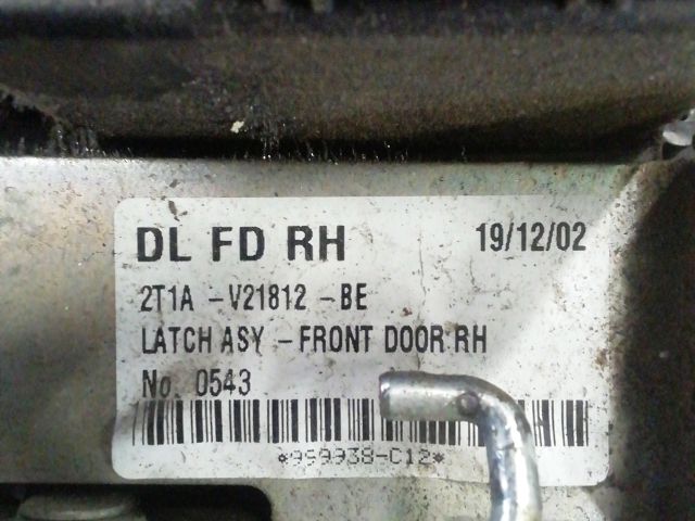 bontott FORD TRANSIT CONNECT Jobb első Ajtózár