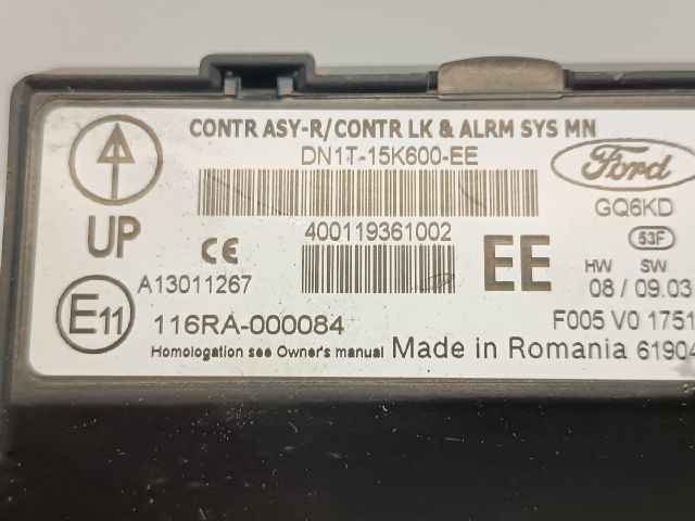 bontott FORD TRANSIT COURIER Komfort Elektronika