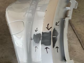 bontott FORD TRANSIT Első Lökhárító (Üresen)