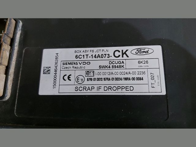 bontott FORD TRANSIT Komfort Elektronika