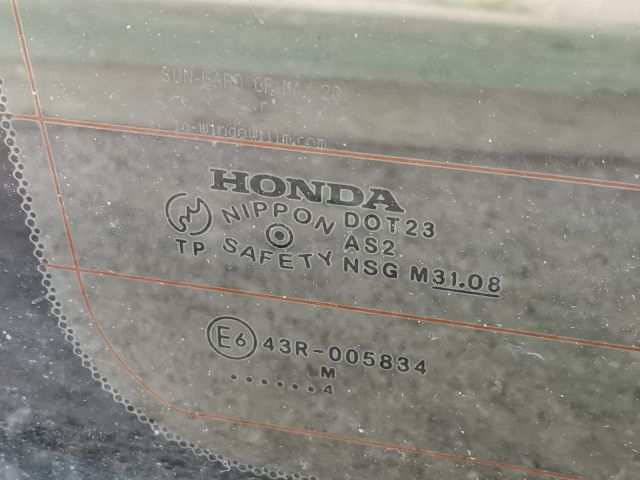 bontott HONDA ACCORD Bal C Oszlop Oldalablak Üveg
