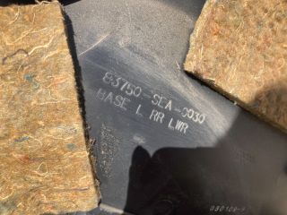 bontott HONDA ACCORD Bal hátsó Ajtó Kárpit