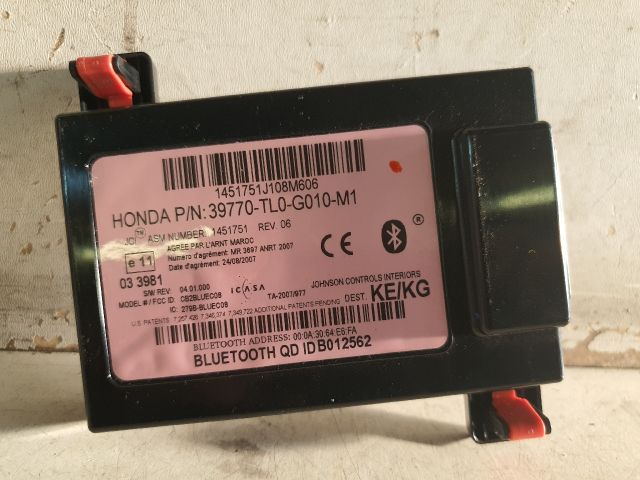 bontott HONDA ACCORD Bluetooth Elektronika