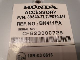 bontott HONDA ACCORD CD / DVD Tár