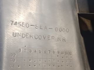 bontott HONDA ACCORD Hátsó Fenéklemez