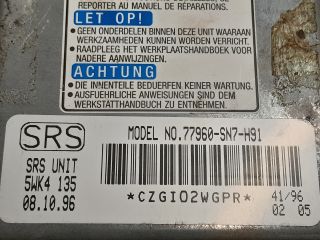 bontott HONDA ACCORD Légzsák Elektronika