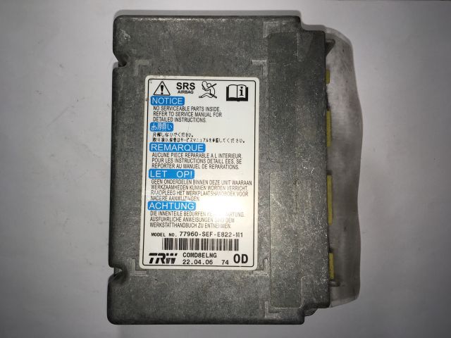 bontott HONDA ACCORD Légzsák Elektronika