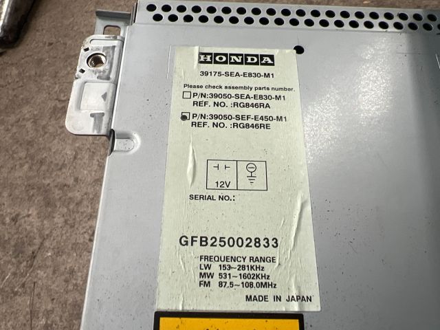 bontott HONDA ACCORD Navigációs Fejegység