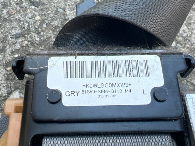 bontott HONDA City Bal első Biztonsági Öv