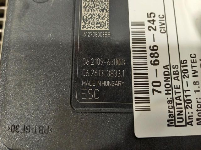 bontott HONDA CIVIC IX ABS Kocka