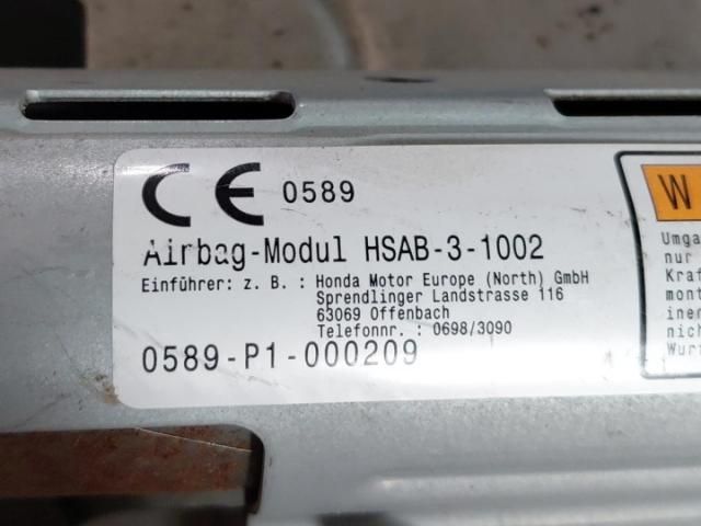 bontott HONDA CIVIC IX Bal Fejlégzsák