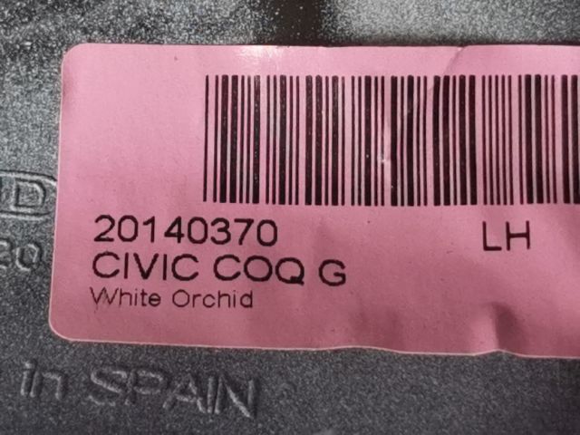 bontott HONDA CIVIC IX Bal Visszapillantó Tükör Burkolat