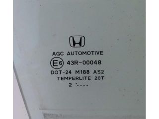 bontott HONDA CIVIC IX Jobb hátsó Ablak