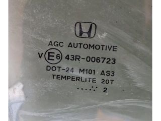 bontott HONDA CIVIC IX Jobb hátsó Ablak