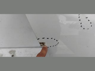 bontott HONDA CIVIC IX Jobb hátsó Ajtó (Üres lemez)