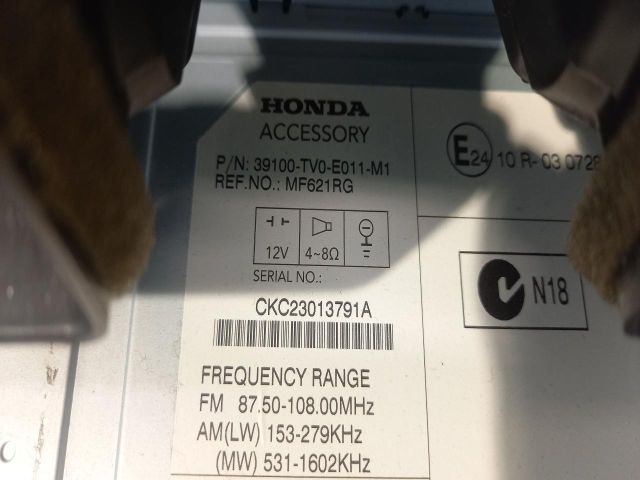 bontott HONDA CIVIC IX Rádió / CD