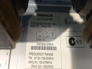 bontott HONDA CIVIC IX Rádió / CD