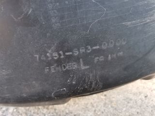 bontott HONDA CIVIC V Bal első Dobbetét (Kerékjárati, Műanyag)