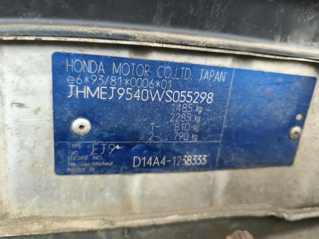 bontott HONDA CIVIC VI Bal első Biztonsági Öv