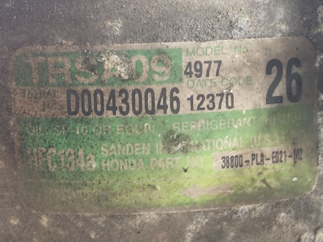 bontott HONDA CIVIC VII Klímakompresszor