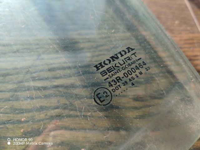 bontott HONDA CIVIC VII Bal első Ablak