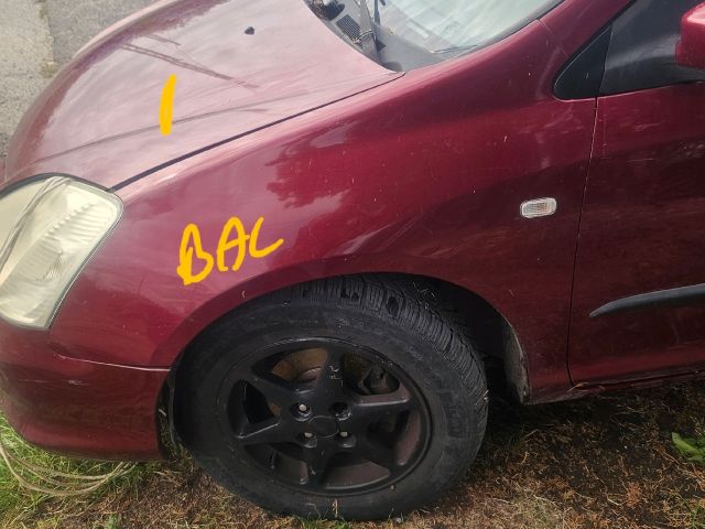 bontott HONDA CIVIC VII Bal első Sárvédő