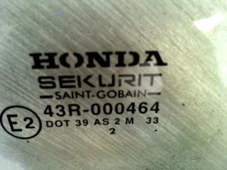 bontott HONDA CIVIC VII Jobb első Ablak