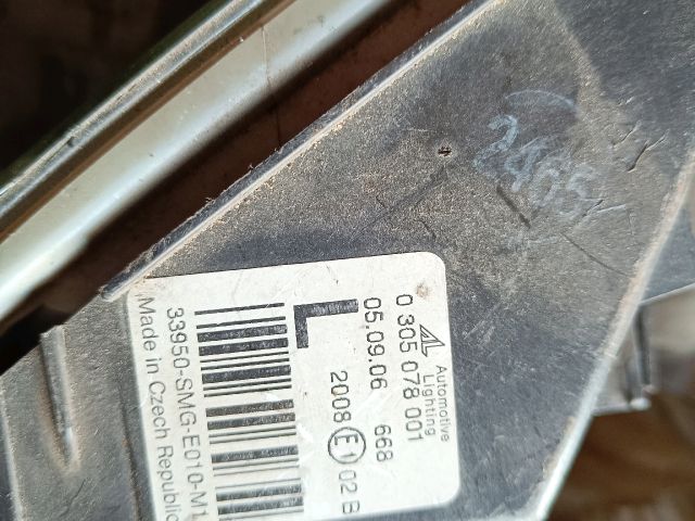 bontott HONDA CIVIC VII Jobb Ködfényszóró