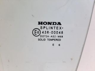 bontott HONDA CIVIC VIII Bal hátsó Ablak
