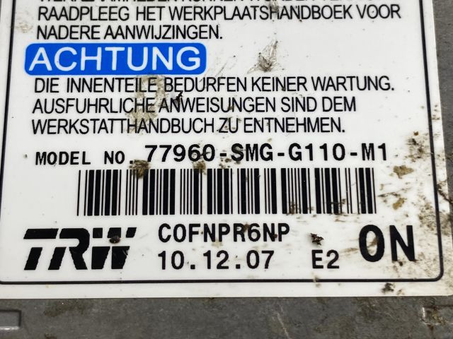 bontott HONDA CIVIC VIII Légzsák Elektronika