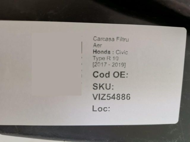 bontott HONDA CIVIC X Légszűrő Ház Fedél