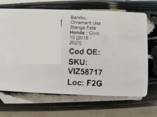 bontott HONDA CIVIC X Bal első Ajtó Díszléc