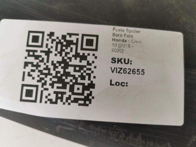 bontott HONDA CIVIC X Első Lökhárító Alsó (Műanyag)