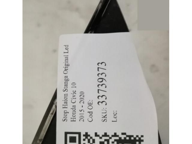 bontott HONDA CIVIC X Hátsó Lámpa Középső