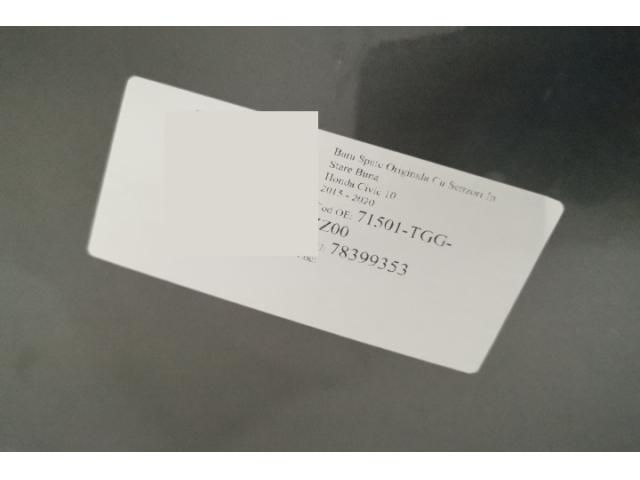 bontott HONDA CIVIC X Hátsó Lökhárító (Részeivel)