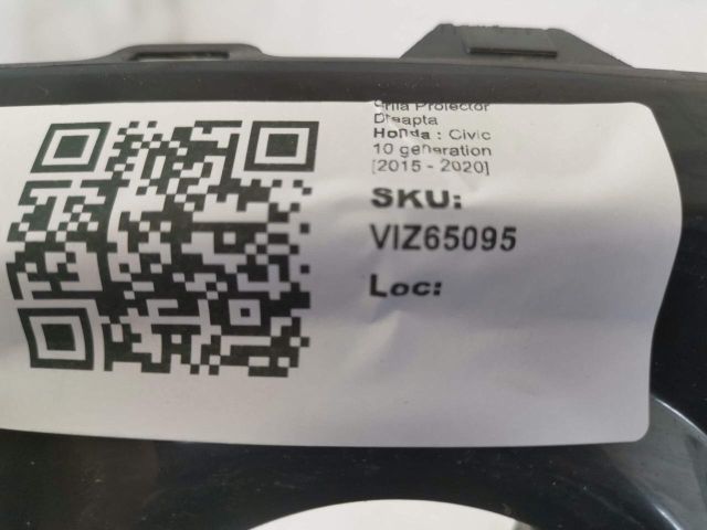 bontott HONDA CIVIC X Jobb Ködlámpa Rács