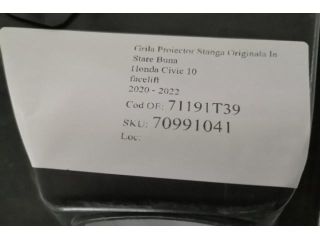 bontott HONDA CIVIC XI Bal Ködzárófény Keret