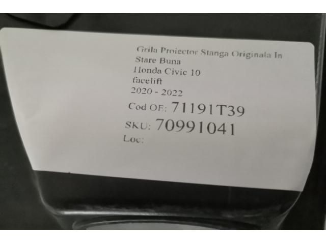 bontott HONDA CIVIC XI Bal Ködzárófény Keret