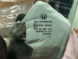 bontott HONDA CR-V Bal első Ablak