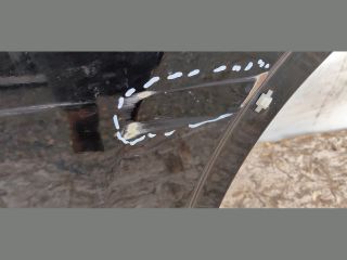 bontott HONDA CR-V Bal hátsó Ajtó (Üres lemez)