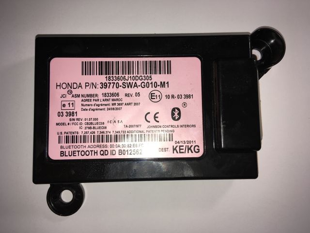 bontott HONDA CR-V Bluetooth Elektronika