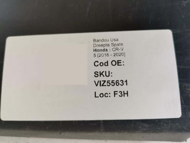 bontott HONDA CR-V Jobb hátsó Ajtó Díszléc