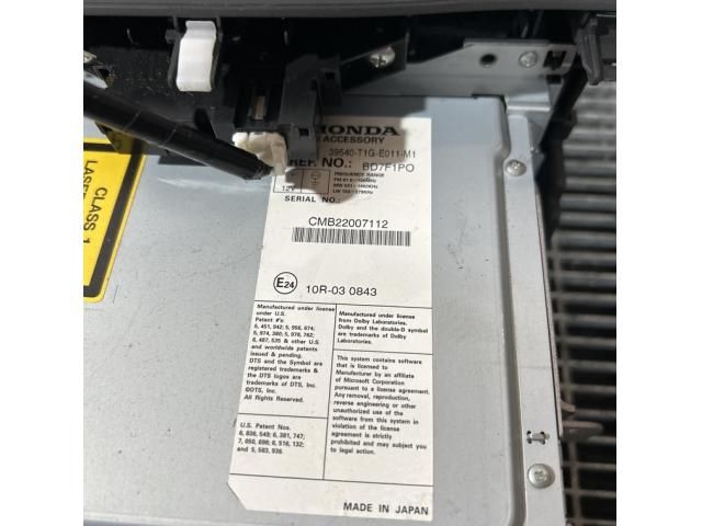 bontott HONDA CR-V Navigációs Fejegység