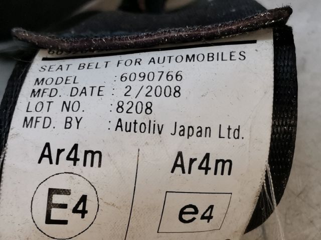 bontott HONDA FR-V Jobb hátsó Biztonsági Öv