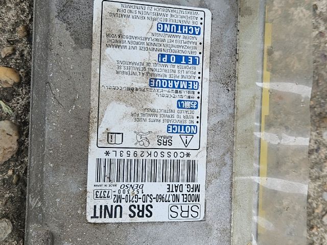 bontott HONDA FR-V Légzsák Elektronika