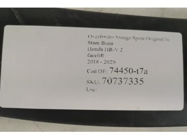 bontott HONDA HR-V Bal hátsó Sárvédő Szélesítő