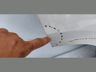 bontott HONDA HR-V Jobb hátsó Ajtó (Üres lemez)