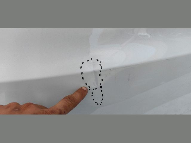 bontott HONDA HR-V Jobb hátsó Ajtó (Üres lemez)