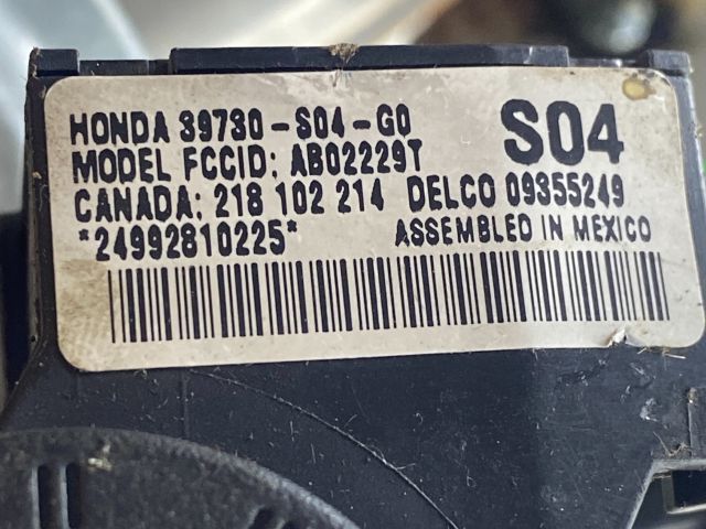 bontott HONDA HR-V Kormányoszlop